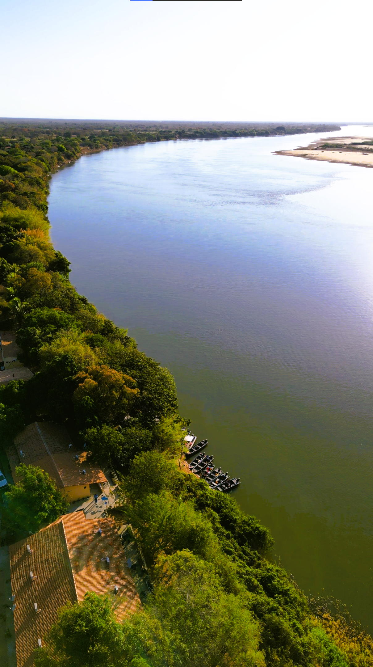 Vista da varanda para o Rio São Francisco